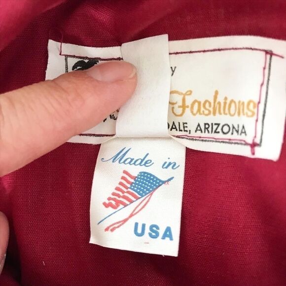 Vintage carefree fashions velvet/lace skirt size S - Picture 7 of 7